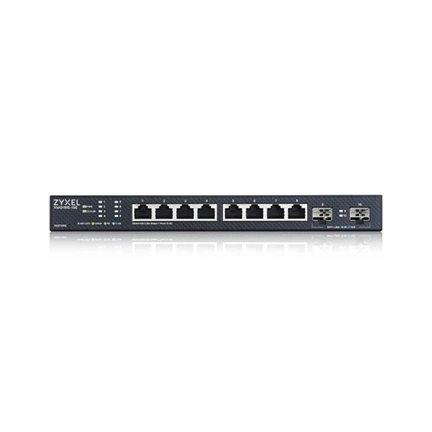 Zyxel XMG1915-10E switch - 8 port, 2,5 GbE, 2 SFP+ uplink, intelligens, menedzselt Zyxel XMG1915-10E switch - 8 port, 2,5 GbE, 2 SFP+ uplink, intelligens, menedzselt