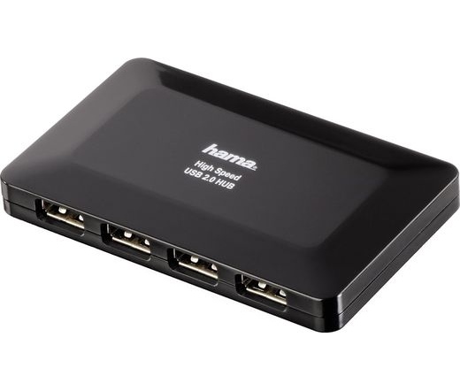Hama 4 portos USB 2.0 hub hálózati tápegységgel