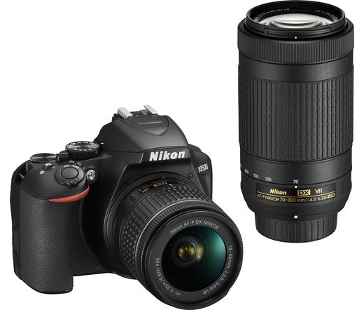 Nikon D3500 + AF-P DX 18–55 VR + AF-P DX 70–300 VR
