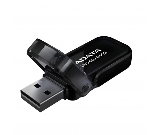 64GB Adata UV240 metal USB2.0 Fekete
