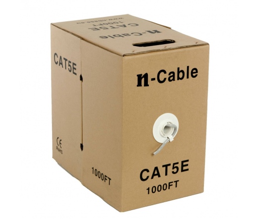 Kábel nBase UTP CAT5e patch 3m szürke