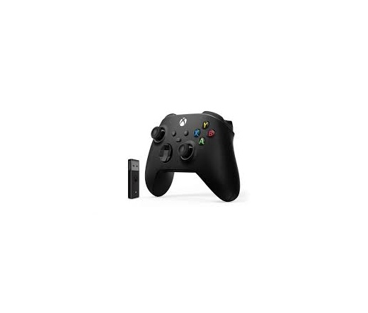 Microsoft Xbox fekete vezeték nélküli kontr.+Adapt