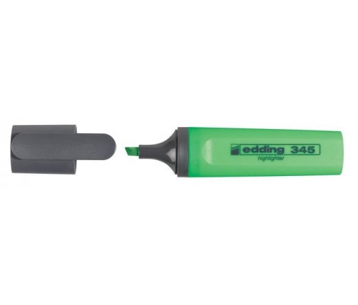 Szövegkiemelő, 2-5 mm, EDDING "345", zöld