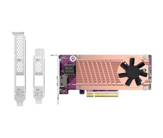 QNAP M.2 PCIE SSD+ 10GbE Bővítőkártya