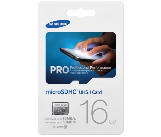Samsung Pro MicroSD 16GB + Adapter UHS-I