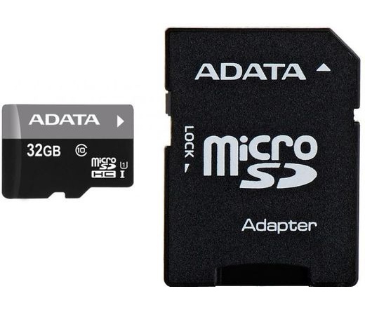 Adata Premier microSDHC CL10 (50MB/s) 32GB + adap.