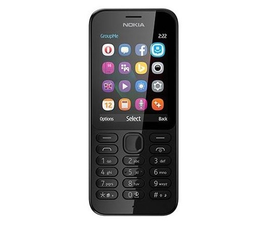 Nokia 222 DS fekete