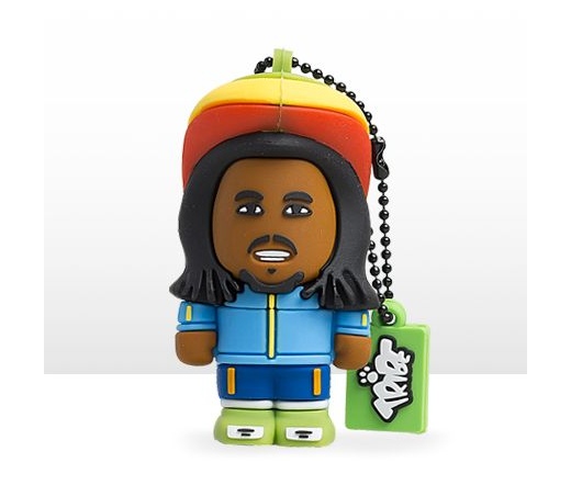 Tribe 4GB USB2.0 - Toonstar Rasta (Bob Marley)