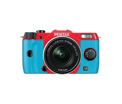 Pentax Q7 Red/Aqua + zoom 5-15mm