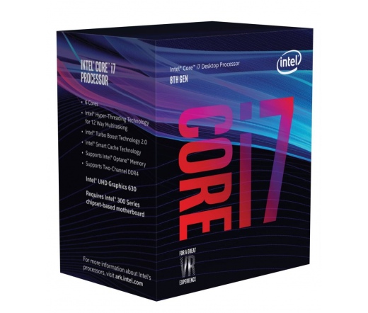 Intel Core i7-8700K dobozos