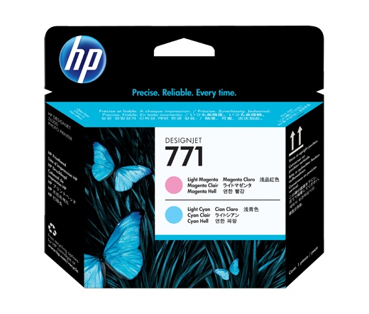 HP 771 világosbíbor/világos ciánkék nyomtatófej