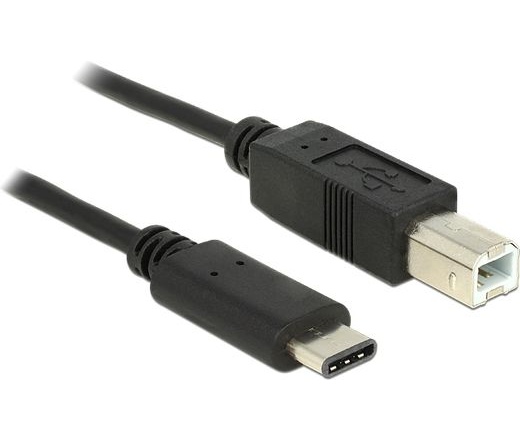 Delock USB 2.0 Type-B apa > Type-C apa 0,5m