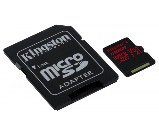 Kingston Canvas React microSD 128GB + Adapter