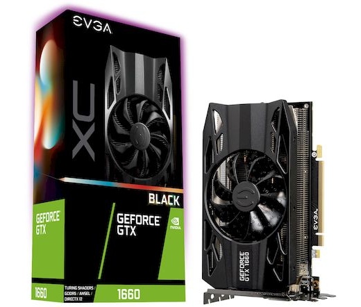 EVGA GeForce GTX 1660 XC Black Gaming