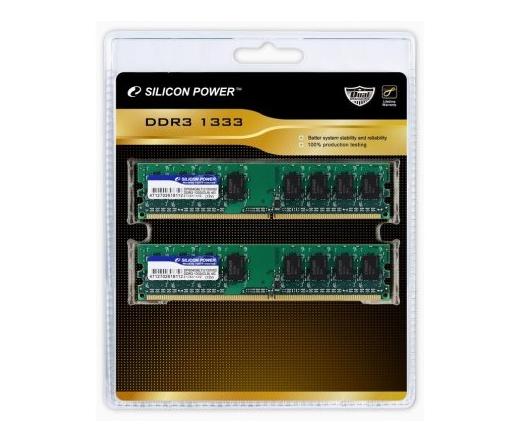 Silicon Power DDR3 PC10600 1333MHZ 4GB Kit CL9