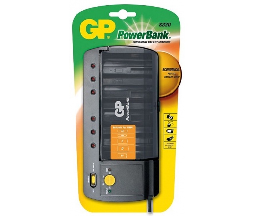 GP PowerBank S320 univerzális akkutöltő