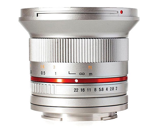 Samyang 12mm / f2.0 NCS CS (Sony E) Ezüst