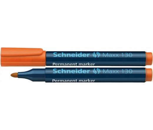 Schneider Alkoholos marker, 1-3 mm, kúpos, Narancs