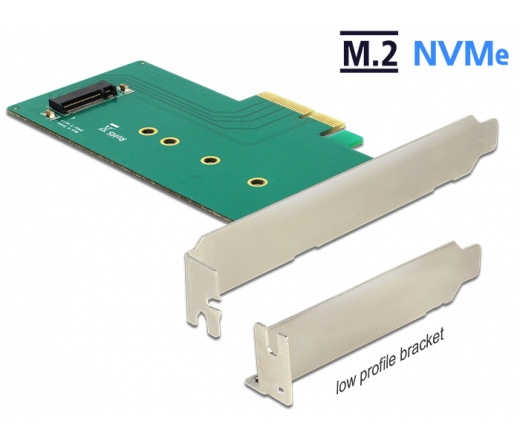 Delock PCIE x4>1xbelső NVMe M.2