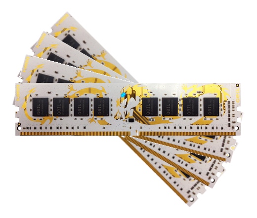 GeIL White Dragon DDR4 CL14 64GB 2400MHz Kit4