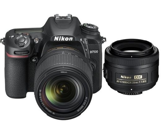 Nikon D7500 + 18-140 VR + 35 1.8 Kit