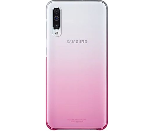 Samsung Galaxy A50 színátmenetes tok rózsaszín