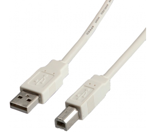 ROLINE USB 2.0 Type-A/Type-B 4,5m bézs