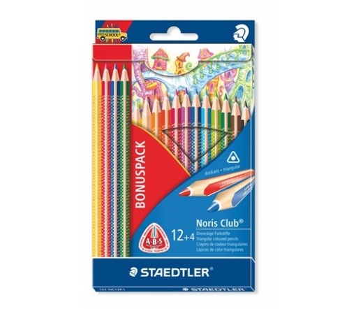 Staedtler Színes ceruza készlet, 12+4 szín (16db)
