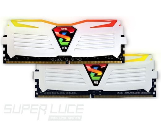 GeIL Super Luce RGB Lite 3000MHz Kit2 8GB fehér