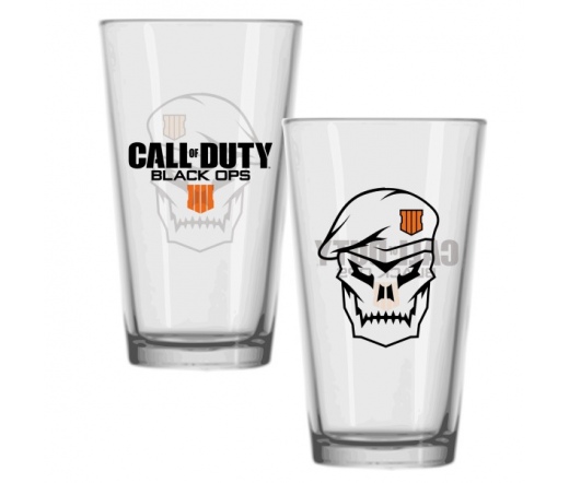 Call of Duty: Black Ops 4 - "Skull" pintes pohár