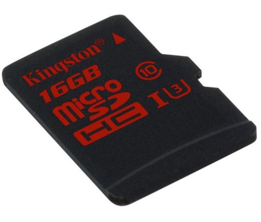 Kingston microSDHC UHS-I U3 90R/80W 16GB