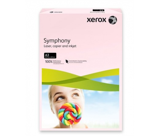 Xerox Symphony 80g A3 pasztell rózsaszín 500db