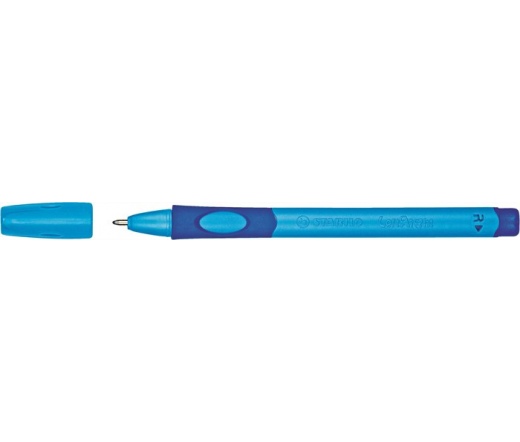 Stabilo Golyóstoll, 0,4 mm, kék tolltest, kék