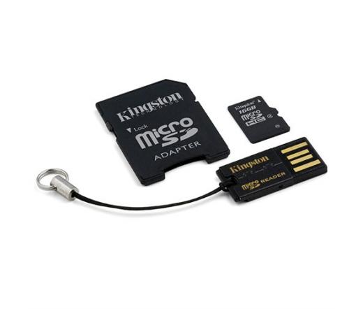 Kingston Micro SD 16GB+ SD adapter + USB olvasó G2
