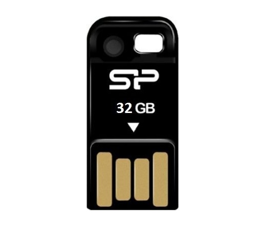 Silicon Power Touch T02 32GB USB2.0 Fekete