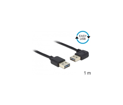 Delock Easy USB 2.0-A apa/apa hosszabbító 1m