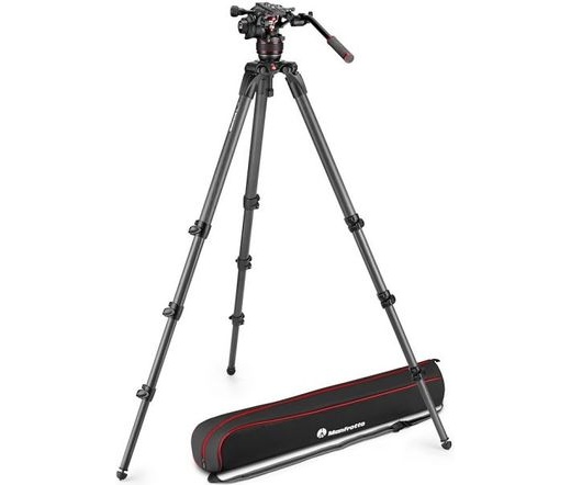 Manfrotto Nitrotech 608 videofej + 536 magas CF
