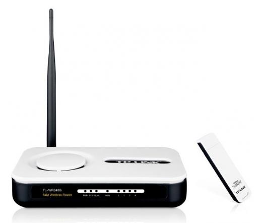 TP-Link TL-WR54KIT router + adapter