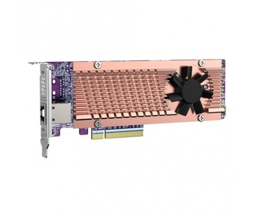 QNAP 1x10GbE + 2x M.2 PCIe Gen 4 NVMe SSD foglalat
