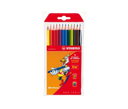 Stabilo Trio 12 színű ceruzakészlet
