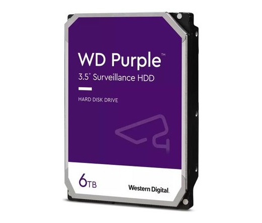 WD Purple 3,5" 256MB Cache 6TB
