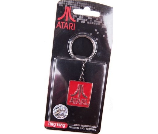 Atari logo kulcstartó