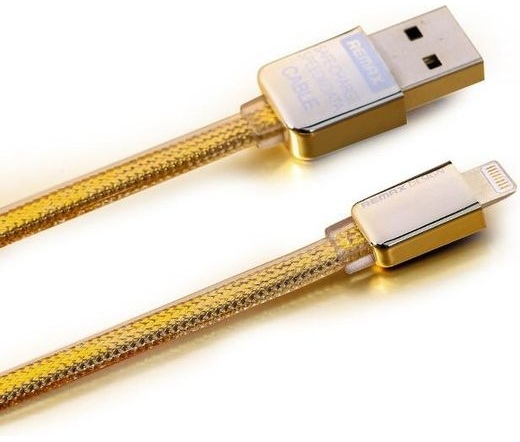 Remax Data Cable Golden Lightning 1m