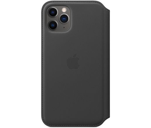 Apple iPhone 11 Pro kinyitható bőrtok fekete