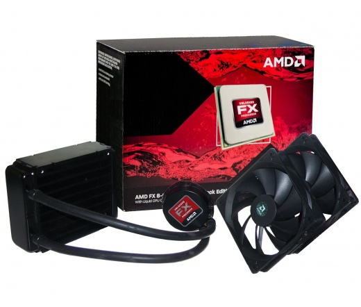 AMD FX-8150 Black Edition vízhűtéssel