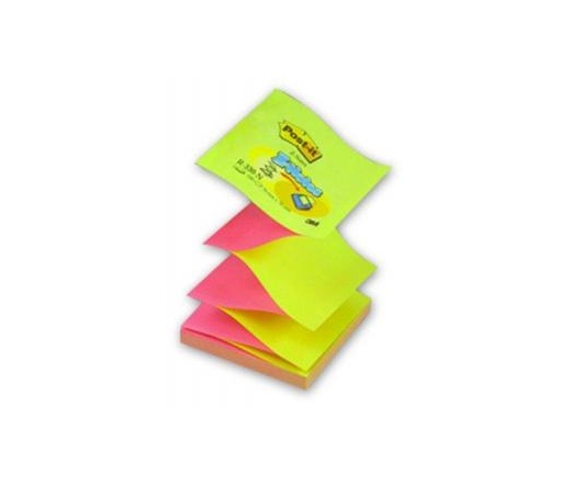 3M Postit Öntapadó jegyzettömb "Z" sárga-rózsaszín