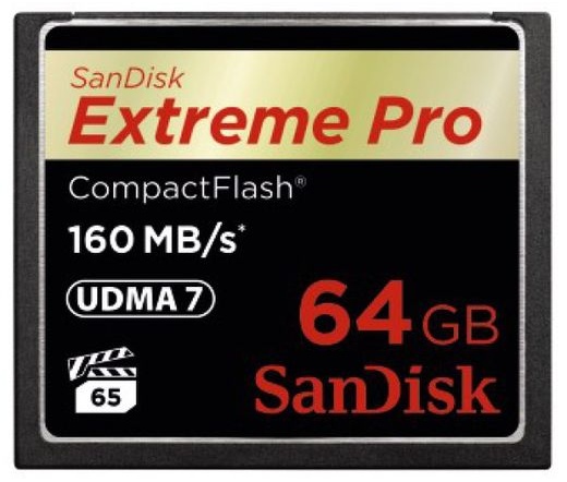 SanDisk Extreme Pro CF UDMA7 160MB/s 64GB
