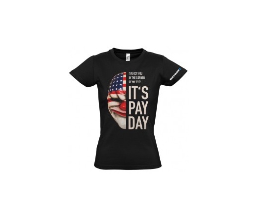 Payday 2 Girlie T-Shirt "Dallas Mask", M