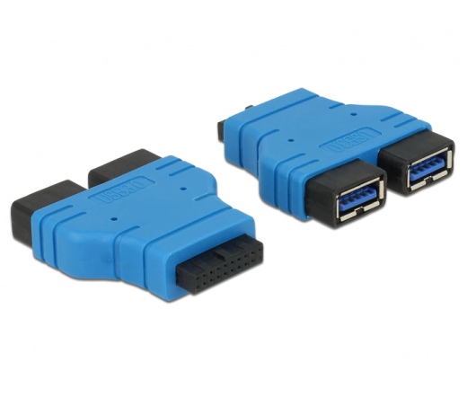 Delock Adapter USB3.0 pin header anya > 2x USB3.0 