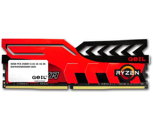 Geil Evo Forza Red AMD Edit 16GB 2666MHz DDR4 Kit2